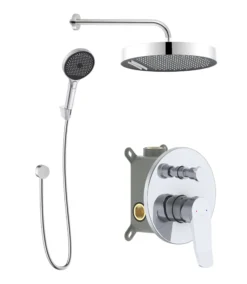 Kielle Nefia - Inbouwkraan Voor 2 Functies, Met Accessoires En Huis, Chroom 20627SP20