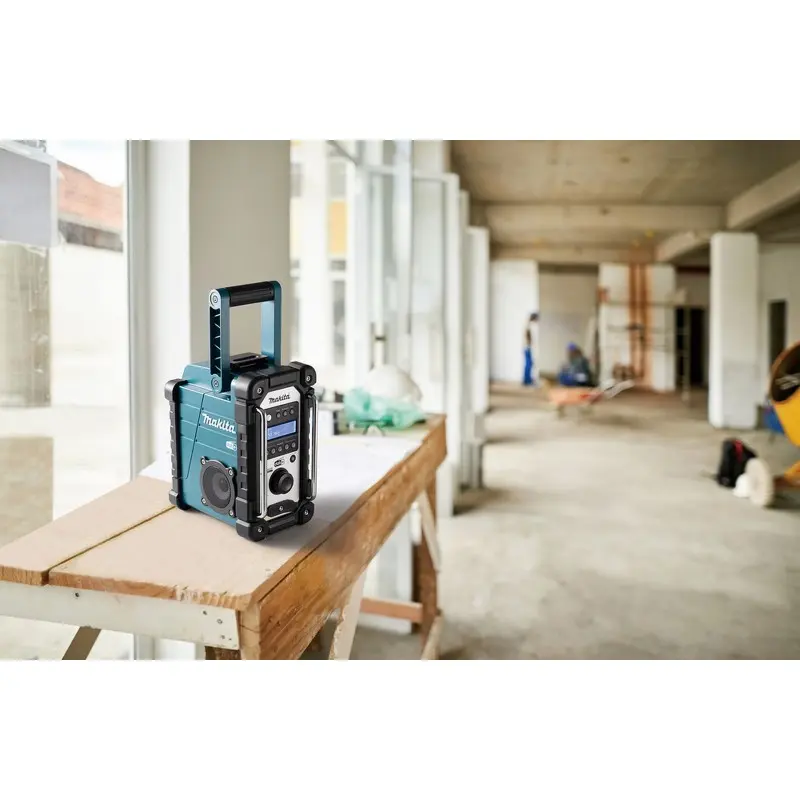 Makita - Radio Voor Op De Werkplek, Net- En Batterijvoeding DMR110N 6 Makita - Radio Voor Op De Werkplek, Net- En Batterijvoeding DMR110N - Afbeelding 6