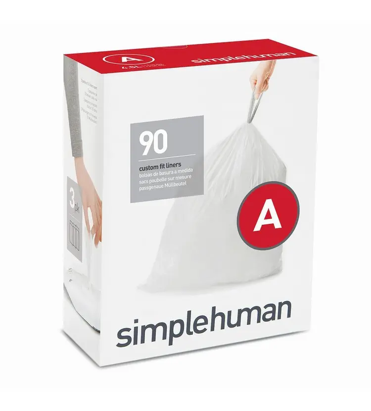 Simplehuman Accessoires - Afvalzakken 4,5 L, Type A, 90 St CW0250 5 Simplehuman Accessoires - Afvalzakken 4,5 L, Type A, 90 St CW0250 - Afbeelding 5