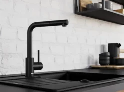 Blanco Mila S - Keukenkraan Met Uittrekbare Sproeikop, Mat Zwart 526660 -Sanitino Winkel 00f0e535cab0c07b3bd9d6ef