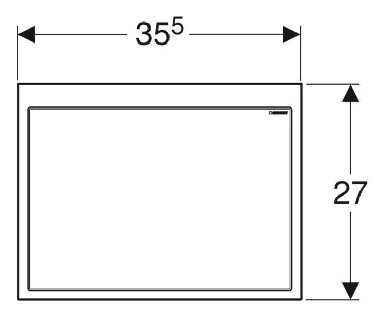 Geberit ONE - Afbouwset Voor Geberit ONE Wastafel Zwevend Design, Zwart 115.420.DW.1 2 Geberit ONE - Afbouwset Voor Geberit ONE Wastafel Zwevend Design, Zwart 115.420.DW.1 - Afbeelding 2