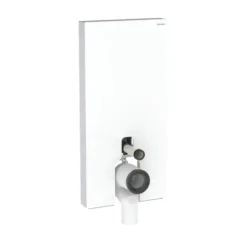 Geberit Monolith Plus - Sanitairmodule Voor Staande WC, 101 Cm, Waterinlaat Van Onderen, Glas/lwit 131.202.SI.7