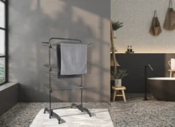 Leifheit Drogen - Comfort Tower 420 Droogrek, Zwart 81691 -Sanitino Winkel 034a68e80ada47e93b550983