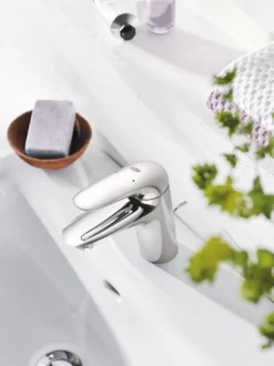 Grohe Wave - Wastafelkraan Met Waste, Chroom 23581001 -Sanitino Winkel 049bdfb32b1b1ca8c897a23a