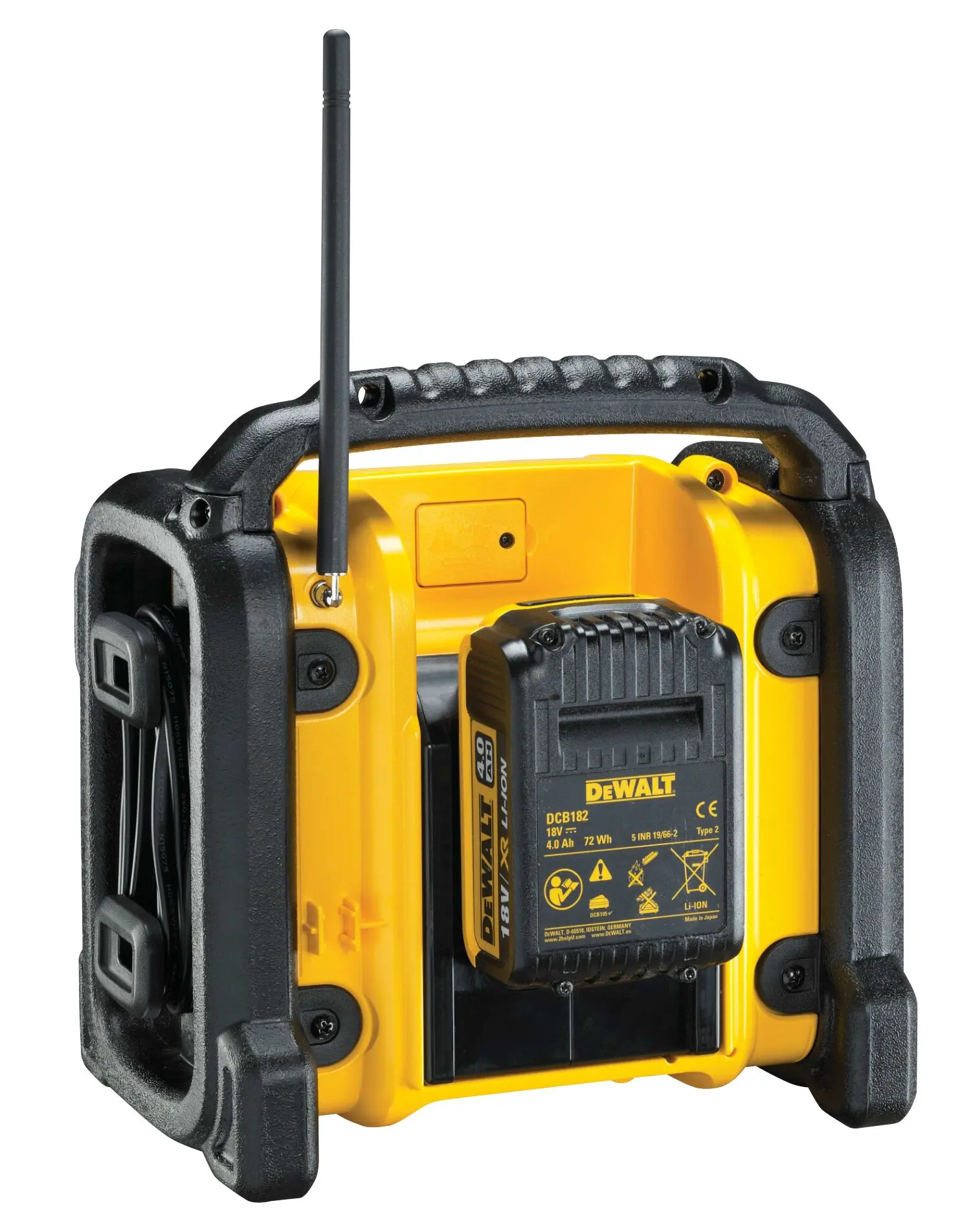 DeWALT Toebehoren - Werkplaatsradio, Elektrisch En Op Batterijen DCR019 3 DeWALT Toebehoren - Werkplaatsradio, Elektrisch En Op Batterijen DCR019 - Afbeelding 3