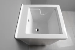 Aqualine Keramiek - Uitloop, 45x50 Cm, Wit WH118 -Sanitino Winkel 057600715e28dae60cd39bf8