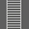 Zehnder Subway - Badkamerradiator 184x60 Cm, Recht, Middenaansluiting 5 Cm, Chroom SUBC-180-060