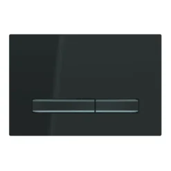 Geberit Sigma50 - Bedieningsplaat, Dual Flush Spoeling, Zwart/zwart Chroom 115.671.DW.2