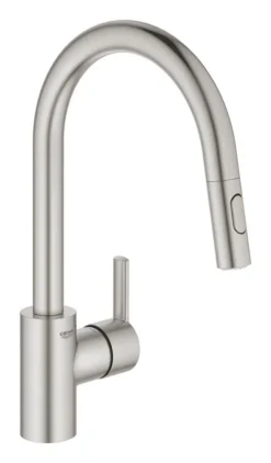 Grohe Feel - Keukenkraan Met Uittrekbare Sproeikop, Supersteel 31486DC1 -Sanitino Winkel 074adceab90402bcbe76609e