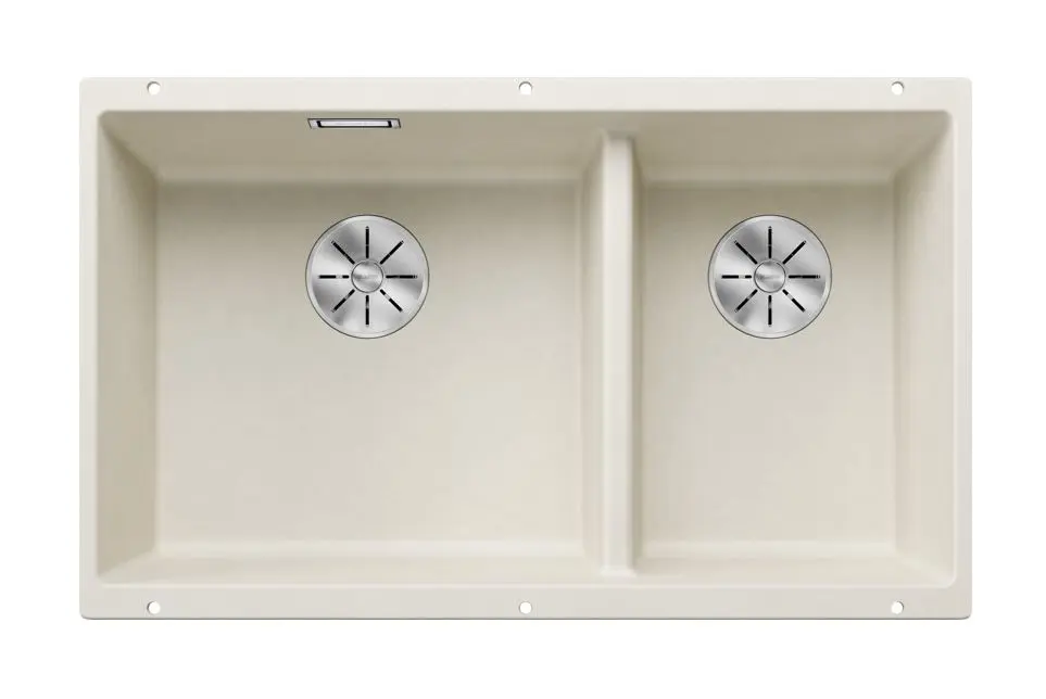 Blanco Subline 430/270 - Silgranit Spoelbak, 76x46 Cm, Spoelbak Links, InFino, Zacht Wit 527167 1 Blanco Subline 430/270 - Silgranit Spoelbak, 76x46 Cm, Spoelbak Links, InFino, Zacht Wit 527167