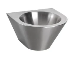Sanela RVS Wastafels - Wastafel Conisch 320 Mm, Anti-vandaal, Roestvrij Staal SLUN 58