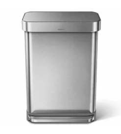 Simplehuman Afvalemmers - Afvalbak 55 L, Met Zakvak, Roestvrij Staal CW2023 -Sanitino Winkel 0a29c37a12f1e5807ee0e22c