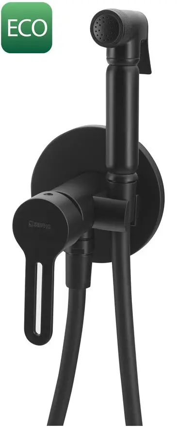 Sapho Kranen - Set Van Inbouw Mengkraan Met Bidetdouche, Met Inbouwdeel, Mat Zwart 1103-15 1 Sapho Kranen - Set Van Inbouw Mengkraan Met Bidetdouche, Met Inbouwdeel, Mat Zwart 1103-15