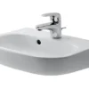 Duravit D-Code - Fontein 45x34 Cm, Met 1 Kraangat, Alpine Wit 07054500002