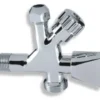 Novaservis Hoekstopkranen - Combinatieventiel Voor Wasmachine 3/8" X 1/2" X 3/4", Chroom CF5104