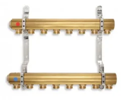 Novaservis Installatie Toebehoren - Verdeler Met Enkelzijdige G1" Schroefaansluiting, 10 Circuits RPN10