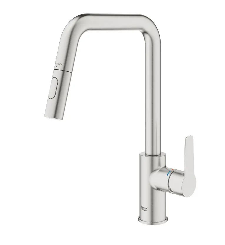 Grohe QuickFix Start - Keukenkraan Met Uittrekbare Vuistdouche, Supersteel 30631DC0 3 Grohe QuickFix Start - Keukenkraan Met Uittrekbare Vuistdouche, Supersteel 30631DC0 - Afbeelding 3