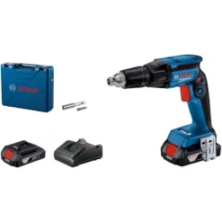 Bosch Gereedschap - 12V ACCU-gipsplaatschroevendraaier Met Magazijn, 2x 2,0 Ah Li-Ion Accu, Lader 06019K7020