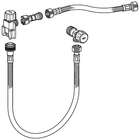 Geberit Monolith - Geberit Monolith Wateraansluitset, 3/8" En 1/2" 131.013.00.1 2 Geberit Monolith - Geberit Monolith Wateraansluitset, 3/8" En 1/2" 131.013.00.1 - Afbeelding 2