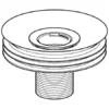 Geberit Toebehoren - Sifonadapter Voor Waterloze Urinoirs, Diameter 125 Mm 116.062.00.1