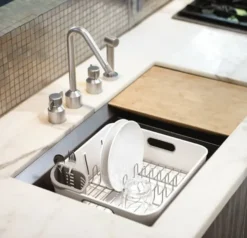 Simplehuman Keuken Accessoires - Afdruiprek 370x326x172 Mm, Wit KT1104 -Sanitino Winkel 0e005b344760feaf6b6e63b8