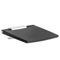 Keuco Plan Care - Douchezitje 45x54 Cm, Zwart/chroom 34983010037