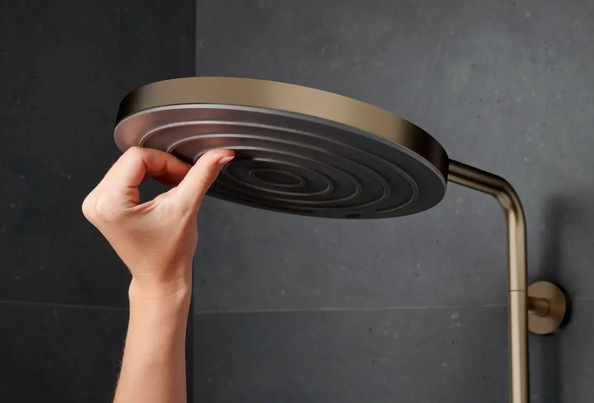 Hansgrohe Pulsify S Puro - Doucheset Met Thermostaat, Diameter 26 Cm, 3 Jets, Geborsteld Brons 24237140 6 Hansgrohe Pulsify S Puro - Doucheset Met Thermostaat, Diameter 26 Cm, 3 Jets, Geborsteld Brons 24237140 - Afbeelding 6