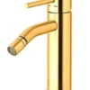 Paffoni Light - Bidetkraan, Geborsteld Goud LIG131HGSP
