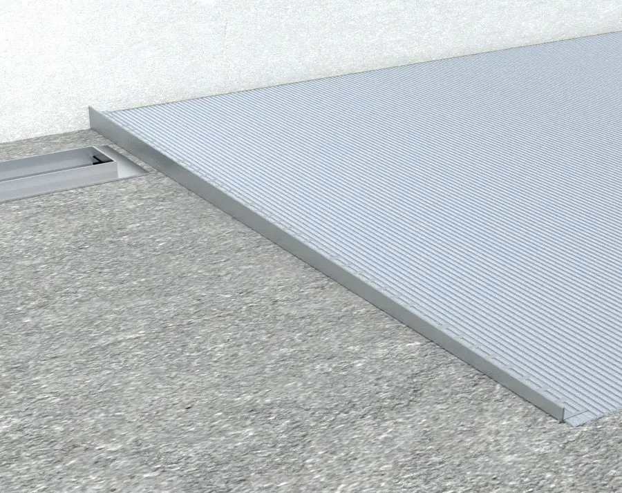 Sapho Douchegoten - Afwateringsprofiel 100 Cm, Rechts, Mat Zwart SPD10B-P 5 Sapho Douchegoten - Afwateringsprofiel 100 Cm, Rechts, Mat Zwart SPD10B-P - Afbeelding 5