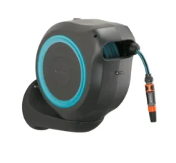 Gardena RollUp - RollUp M Wandslangenbox, Wandmontage, Met 20 M Slang, Turkoois 18610-20