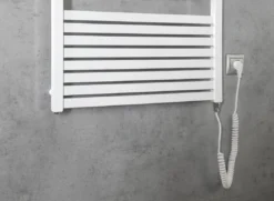 Aqualine Verwarming - Radiator Tondi-E 60x133 Cm, 600 W, Mat Zwart DE480T -Sanitino Winkel 137987599d6ad4e2f014c1f9