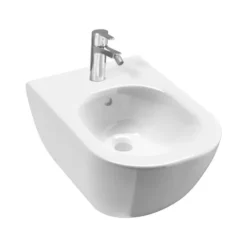 Jika Mio - Hangend Bidet, Met Kraangat, Met Zijopeningen, Wit H8317120003041