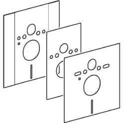 Geberit Toebehoren - Afdekplaat Met Geluidsisolatieset, Voor Geberit Duofix Element Voor Wand-wc, Wc In Hoogte Verstelbaar 115.396.00.1 -Sanitino Winkel 13f8382152e151f3ab2d3145