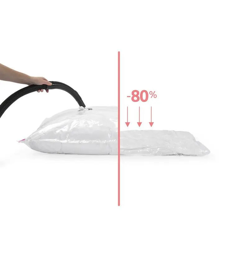 Compactor Opbergdozen - Set Vacuüm-opbergzakken, Maat L, Transparant RAN10461 5 Compactor Opbergdozen - Set Vacuüm-opbergzakken, Maat L, Transparant RAN10461 - Afbeelding 5