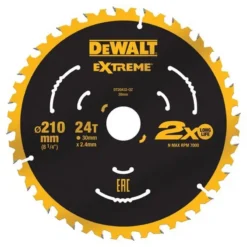 DeWALT Toebehoren - Zaagblad 210x30 Mm, 24 Tanden DT20432