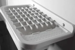 Aqualine Keramiek - Hangende Uitstortgootsteen Met Afdruipdeel 60x34 Cm, Kuntstof/wit PI5060 -Sanitino Winkel 169f95c506360cabe77f92d5