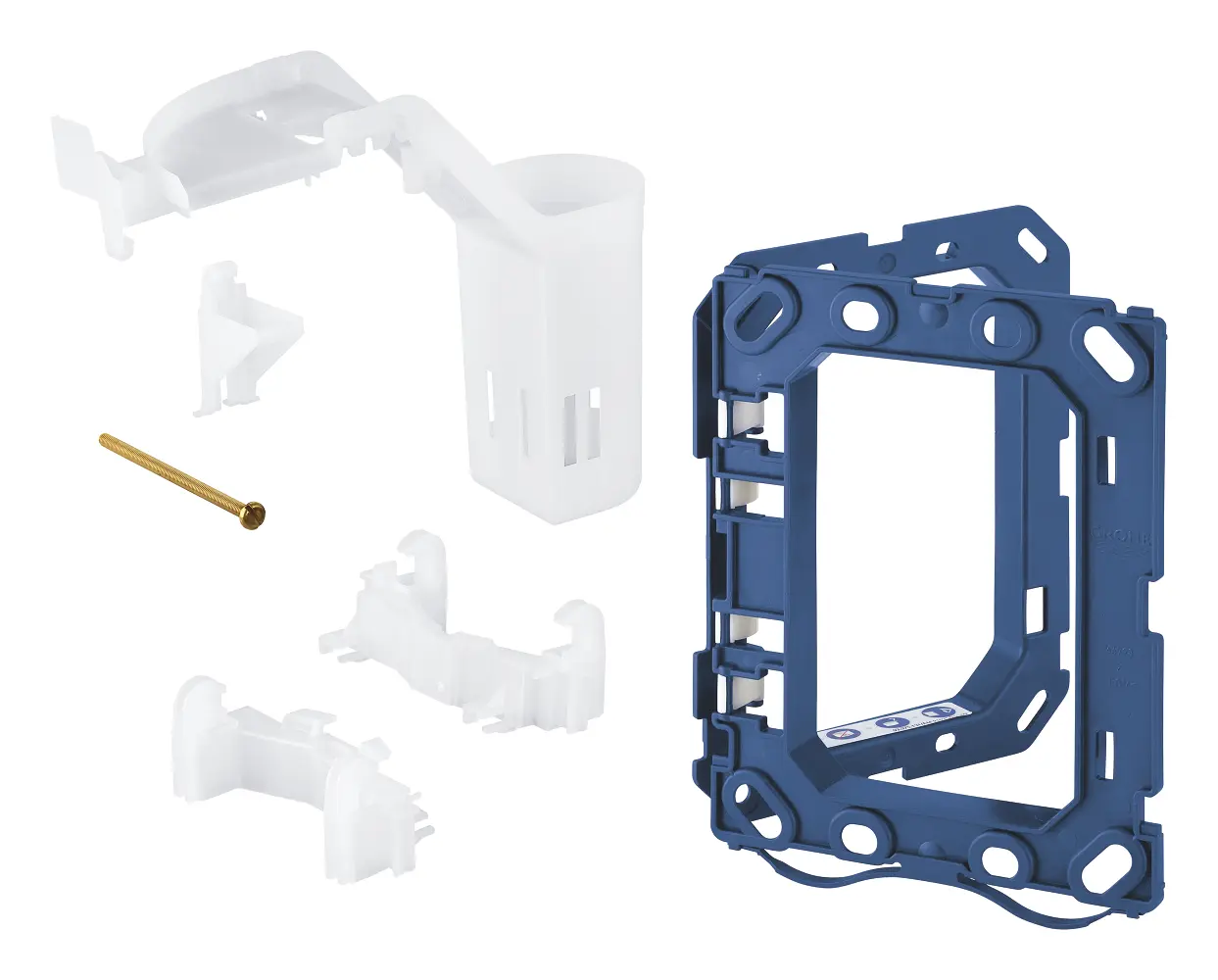 Grohe Rapid SLX - Set Voor Voorwandinstallatie, Closet, SoftClose-zitting, Skate Cosmopolitan-knop En Set Voor Het Inwerpen Van Tabletten, Chroom SANI11BB2131 6 Grohe Rapid SLX - Set Voor Voorwandinstallatie, Closet, SoftClose-zitting, Skate Cosmopolitan-knop En Set Voor Het Inwerpen Van Tabletten, Chroom SANI11BB2131 - Afbeelding 6