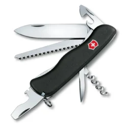 VICTORINOX - Groot Zakmes, 12 Functies, Zwart 0.8363.3