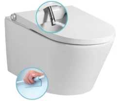 Sapho Veen Clean - Elektronisch Bidet Met Keramiek, Randloos, SoftClose, Wit VE421