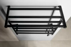 Sapho Verwarming - Elektrisch Handdoekdroger Elzor 50x47 Cm, 60 W, Mat Zwart EB510 -Sanitino Winkel 1b6247ec76c7e4f9db26b539