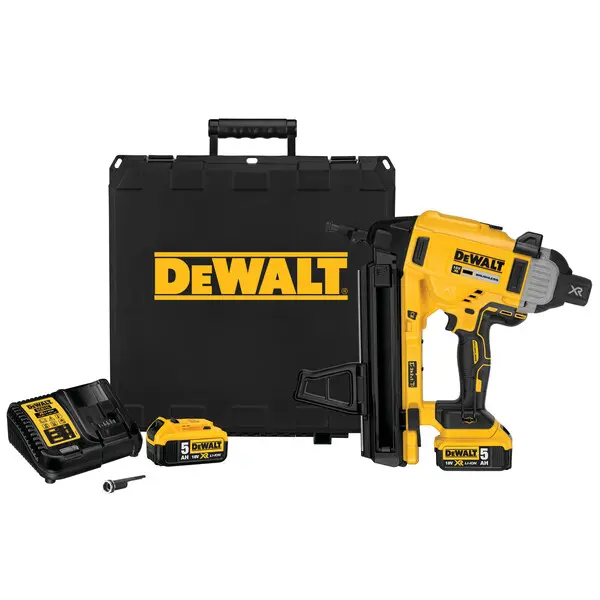 DeWALT Gereedschap - 18V Accu Afwerktacker, 13-57 Mm, 2x Accu's 5,0 Ah Li-Ion, Oplader DCN890P2 1 DeWALT Gereedschap - 18V Accu Afwerktacker, 13-57 Mm, 2x Accu's 5,0 Ah Li-Ion, Oplader DCN890P2