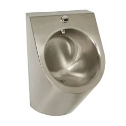 Sanela RVS Urinoirs - Urinoir Van Roestvrij Staal Met Geïntegreerde Batterijgevoede Spoeler SLPN 07EB