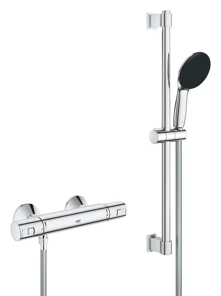 Grohe Precision Start - Doucheset Met Thermostaat, Chroom 34597001 1 Grohe Precision Start - Doucheset Met Thermostaat, Chroom 34597001