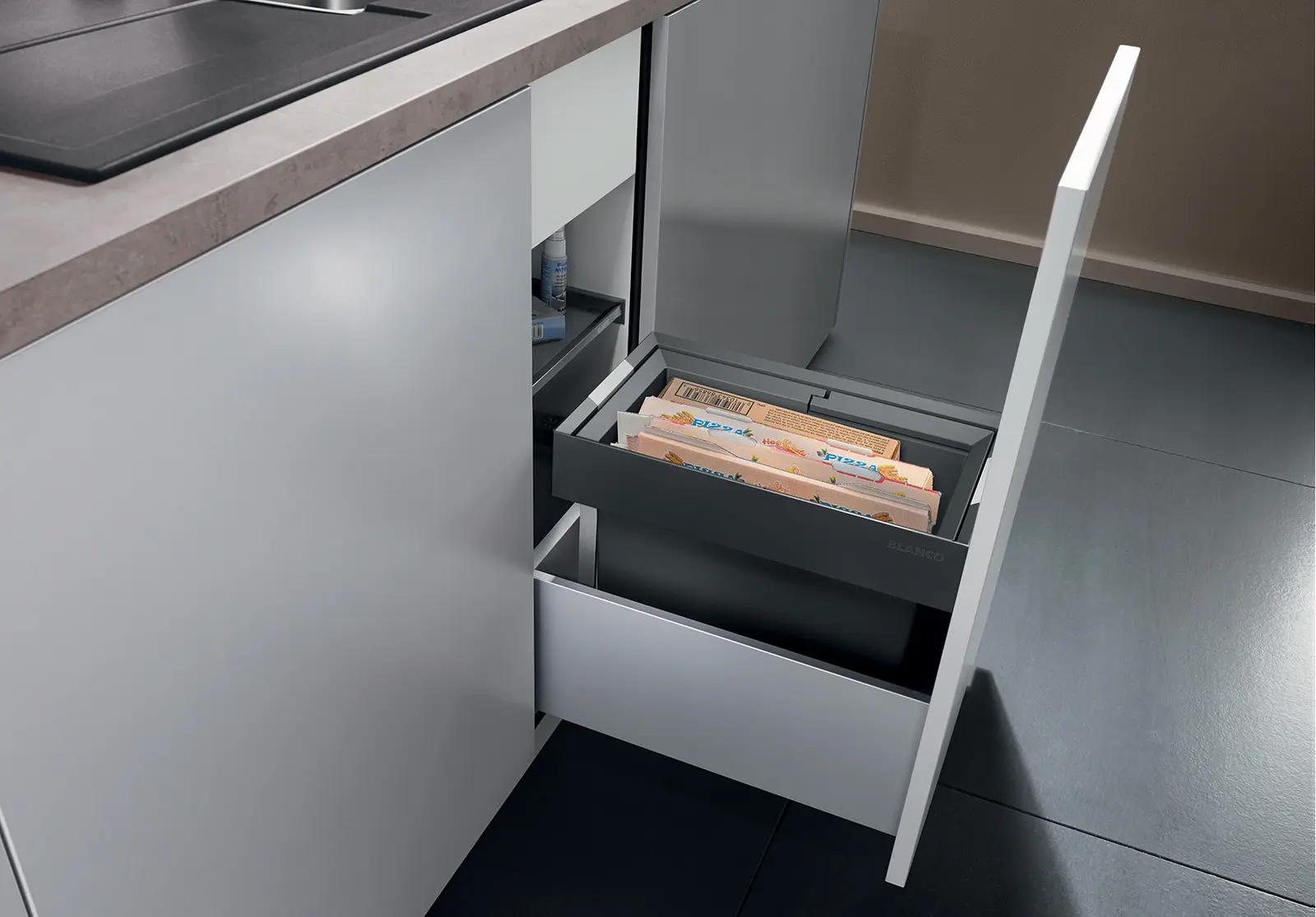 Blanco Flexon II - Afvalsorteersysteem, Inhoud 19 L 521542 4 Blanco Flexon II - Afvalsorteersysteem, Inhoud 19 L 521542 - Afbeelding 4