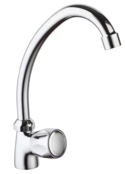 Aqualine Kranen - Staande Kraan, Draaibaar, Chroom ZY1807