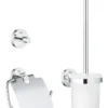 Grohe QuickFix Start - Toiletaccessoireset 3-in-1, Chroom 41204000