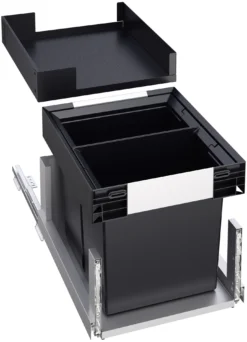 Blanco Select - Inbouw Afvalbak, Verdeeld, Inhoud 26 L 527854