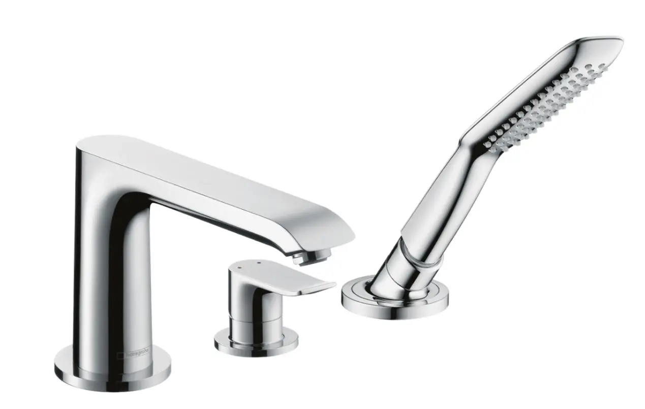 Hansgrohe Metris New - 3-gats Badrandcombinatie, Chroom 31190000 1 Hansgrohe Metris New - 3-gats Badrandcombinatie, Chroom 31190000