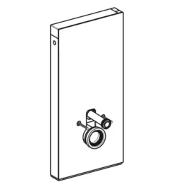 Geberit Monolith - Sanitaire Module Voor Wandcloset, 101 Cm, Zijwaterinlaat, Zwart 131.022.SJ.6 -Sanitino Winkel 22a847ac18d8ebe4ab5db4a3