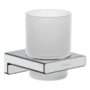 Hansgrohe AddStoris - Tandenborstelhouder, Mat Glas/chroom 41749000